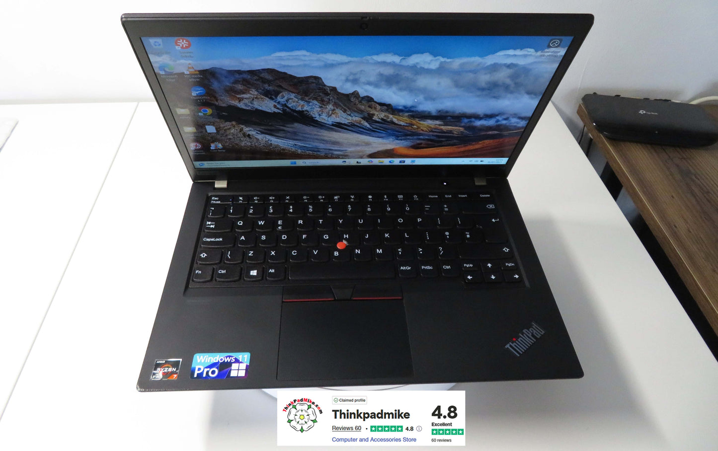Lenovo ThinkPad T14 AMD Ryzen 7 Pro 8 CORE 32GB RAM 256GB SSD IPS FHD SCREEN (1175)
