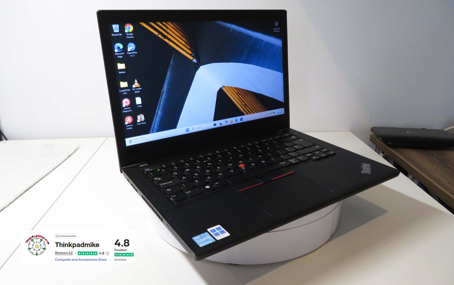 Lenovo ThinkPad T480 i5 8350U 32GB RAM 256GB SSD IPS SCREEN WIN11 (1190)