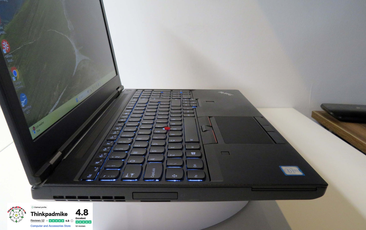 Lenovo ThinkPad P50 i7 6820HQ 64GB RAM 256GB+256GB SSDs IPS NVIDIA M1000M (1108)