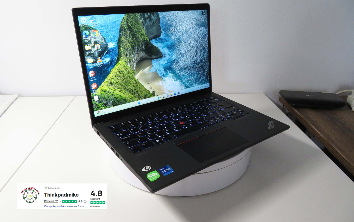 Lenovo ThinkPad P14s i7 1260P **12 Core** 32GB RAM 512GB SSD IPS NVIDIA T550 WIN11 (1192)