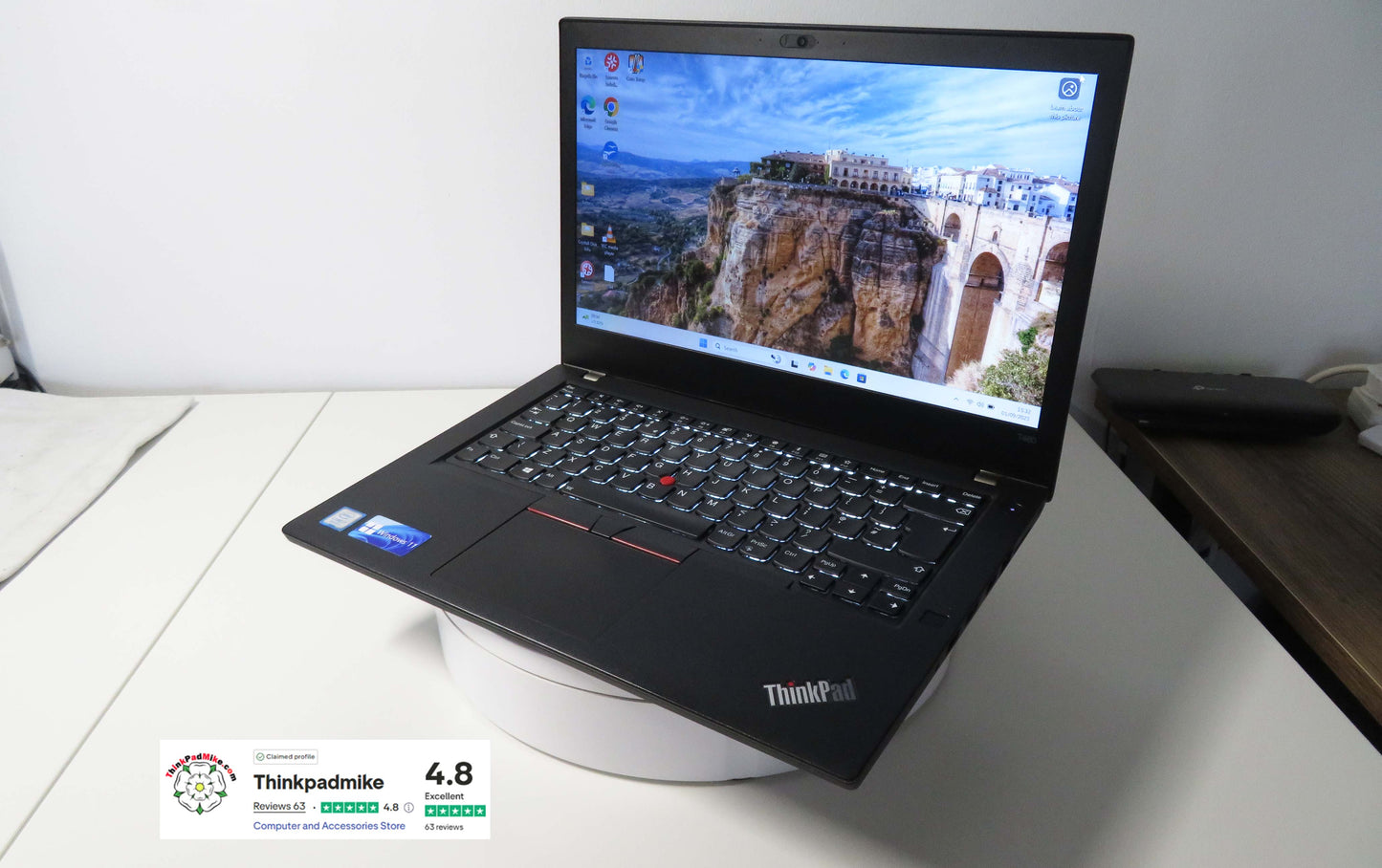 Lenovo ThinkPad T480 i7 8550U 64GB RAM 256GB SSD IPS SCREEN B\L KB (1184)