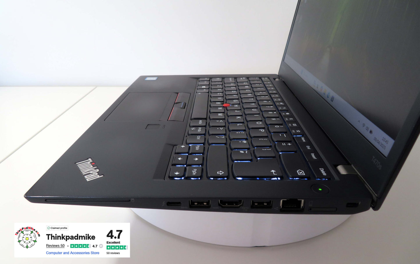 Lenovo ThinkPad T470s i7 7600U 2.8Ghz 20GB RAM 256GB SSD IPS Touch Screen B\LKB (1130)