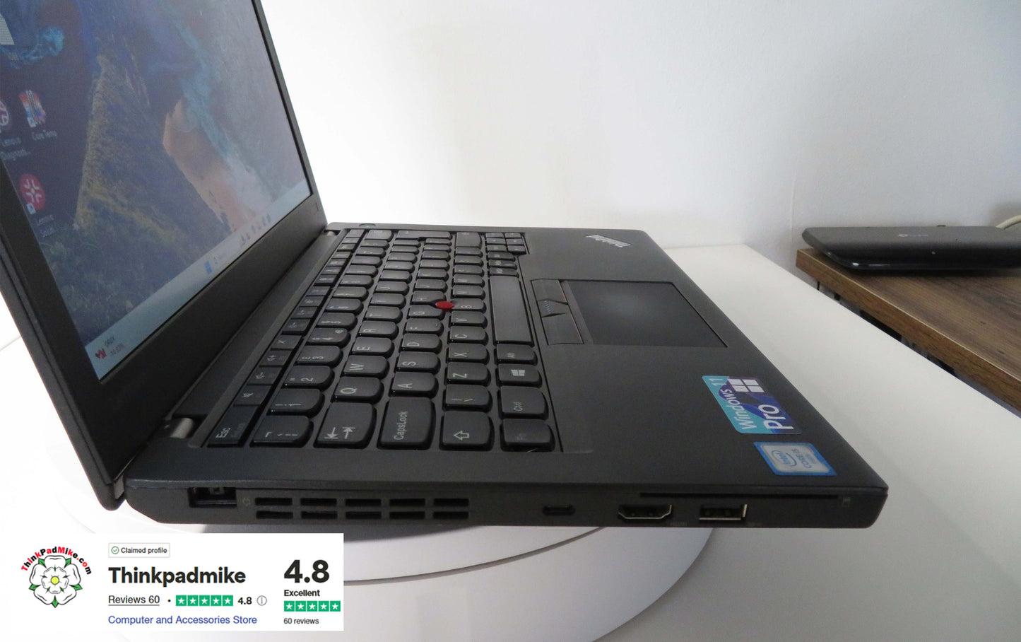 Lenovo ThinkPad x270 i5 6200U 2.3Ghz 16GB RAM 256GB SSD (1068)