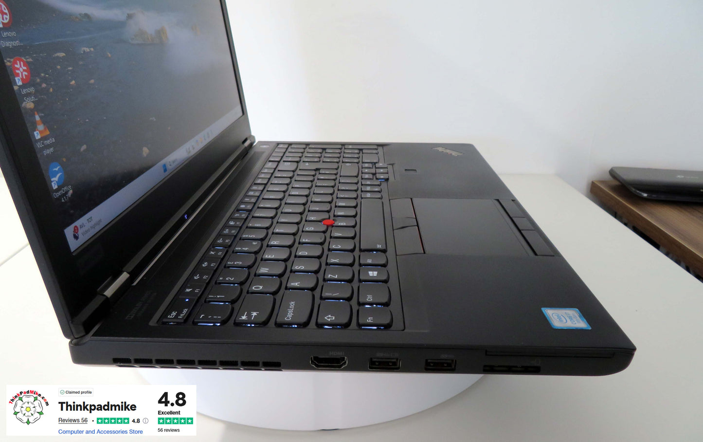 Lenovo ThinkPad P53 i7 *6 CORE* 9750H 2.6Ghz 64GB RAM 512GB IPS B\L KB NVIDIA T2000 (1145)