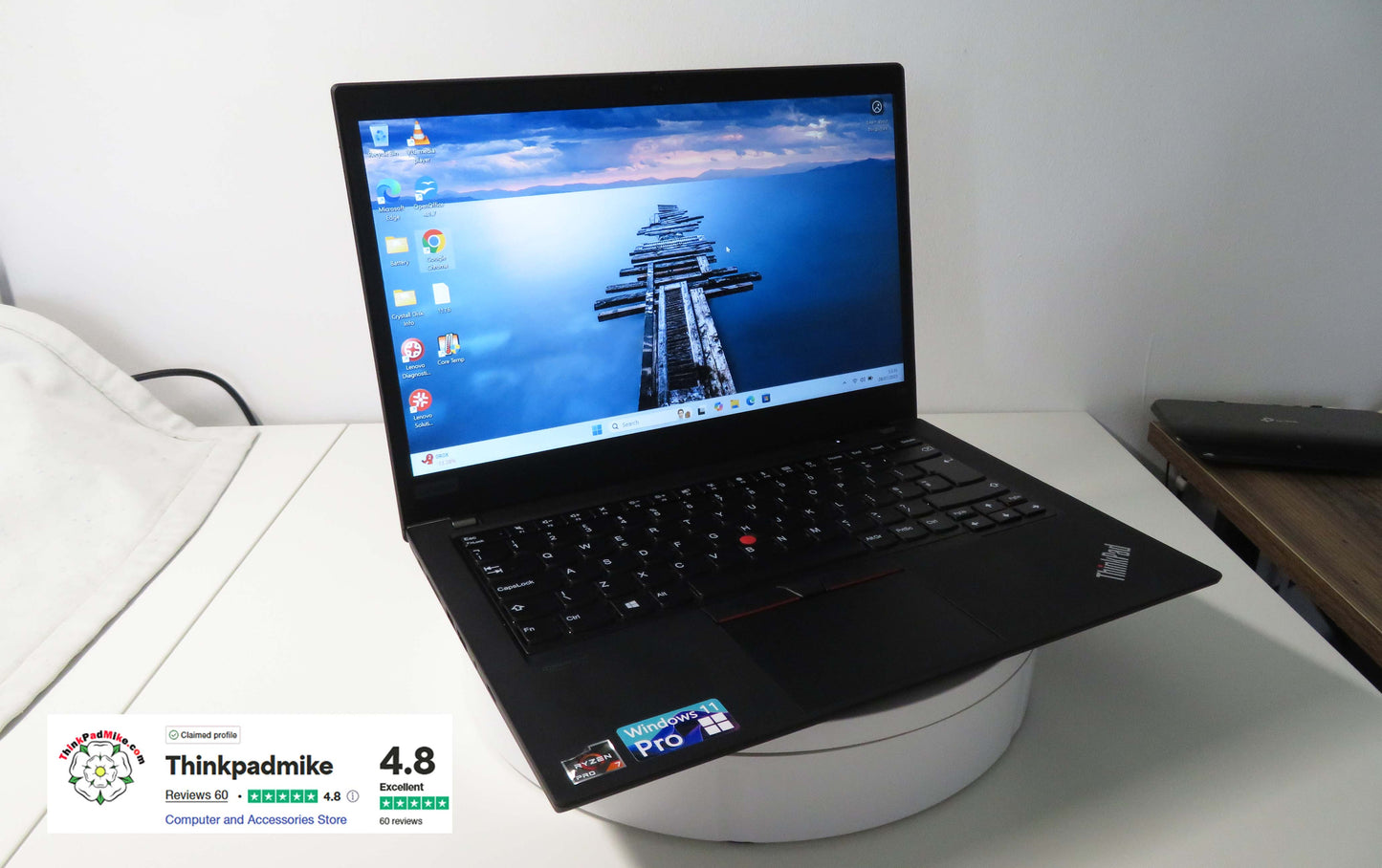 Lenovo ThinkPad T14 AMD Ryzen 7 Pro 8 CORE 32GB RAM 256GB SSD IPS FHD SCREEN (1176)