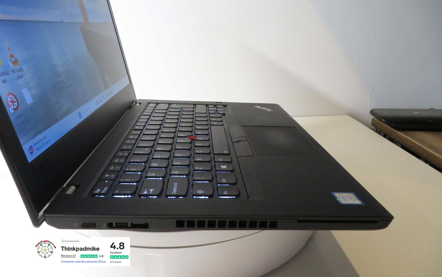 Lenovo ThinkPad T480 i7 8550U 32GB RAM 512GB SSD IPS SCREEN (1219)