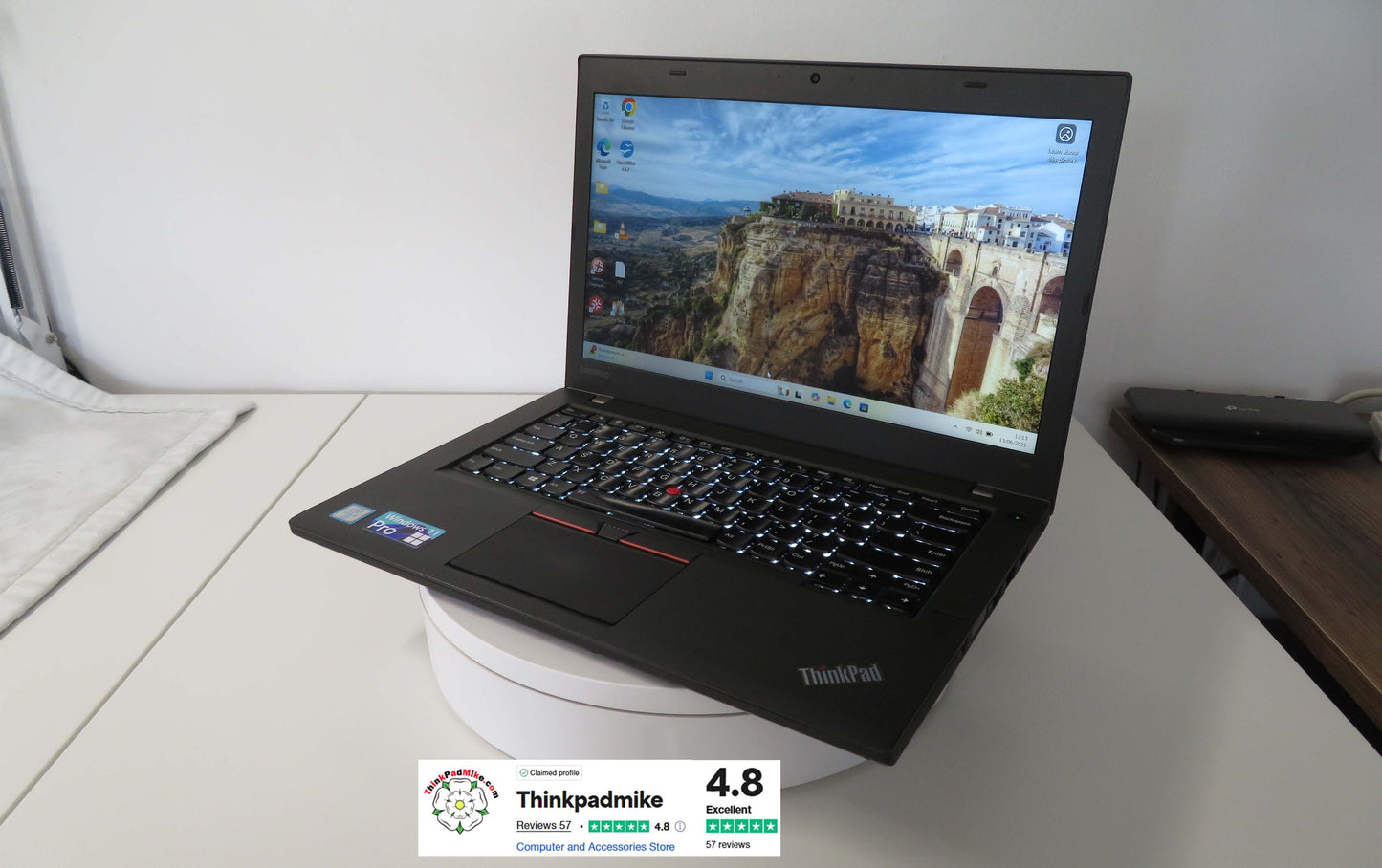 Lenovo ThinkPad T460 i7 6600U 2.6Ghz 16GB RAM 240GB SSD IPS Screen B\L KB (797)