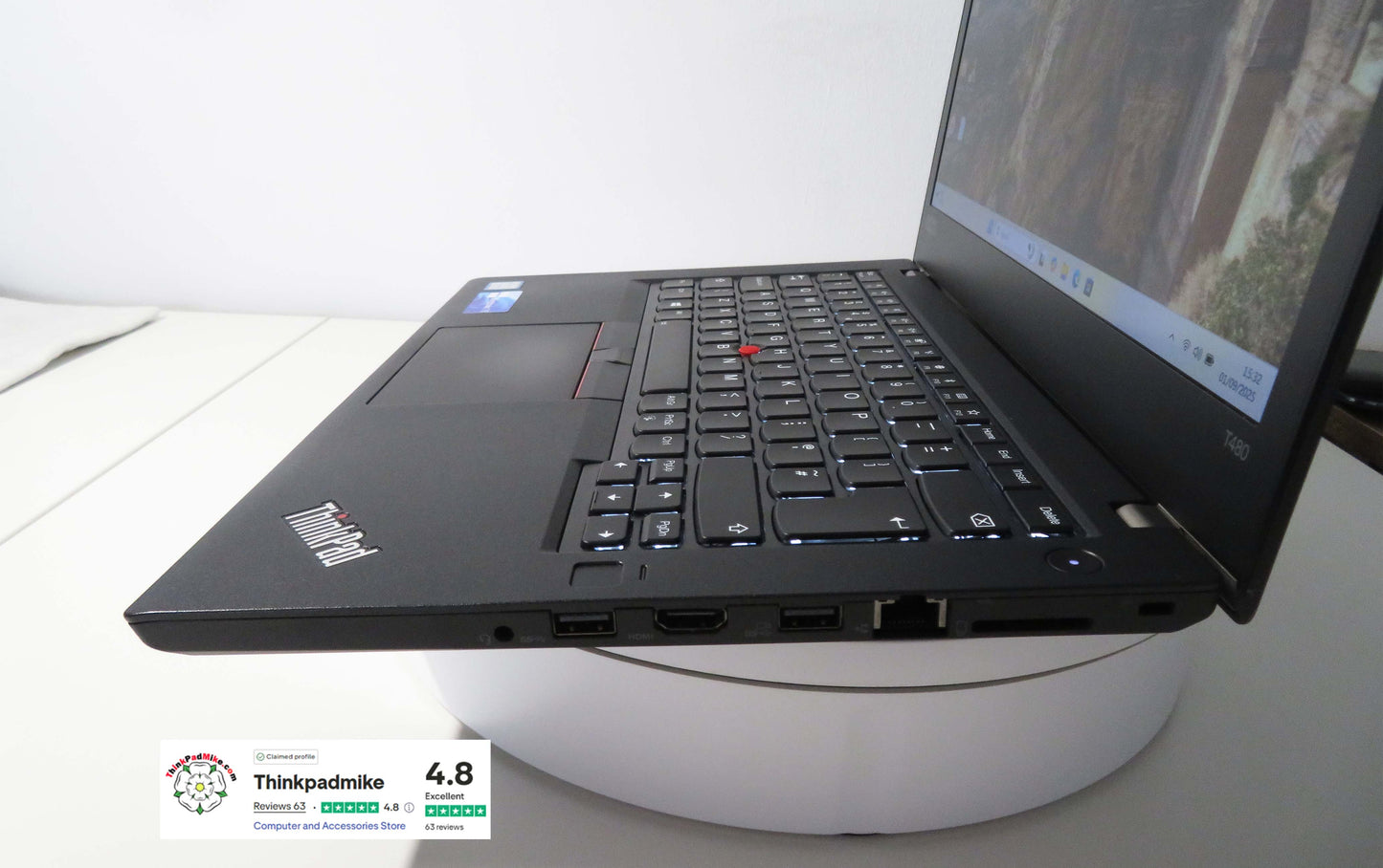 Lenovo ThinkPad T480 i7 8550U 64GB RAM 256GB SSD IPS SCREEN B\L KB (1184)
