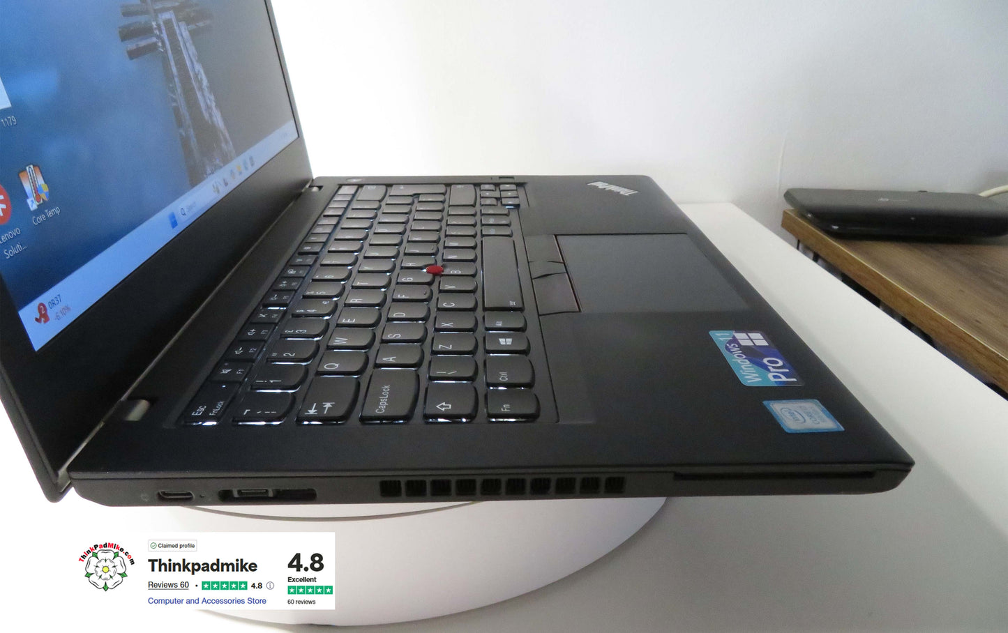 Lenovo ThinkPad T480 i7 8550U 32GB RAM 256GB SSD IPS SCREEN B\L KB (1179)