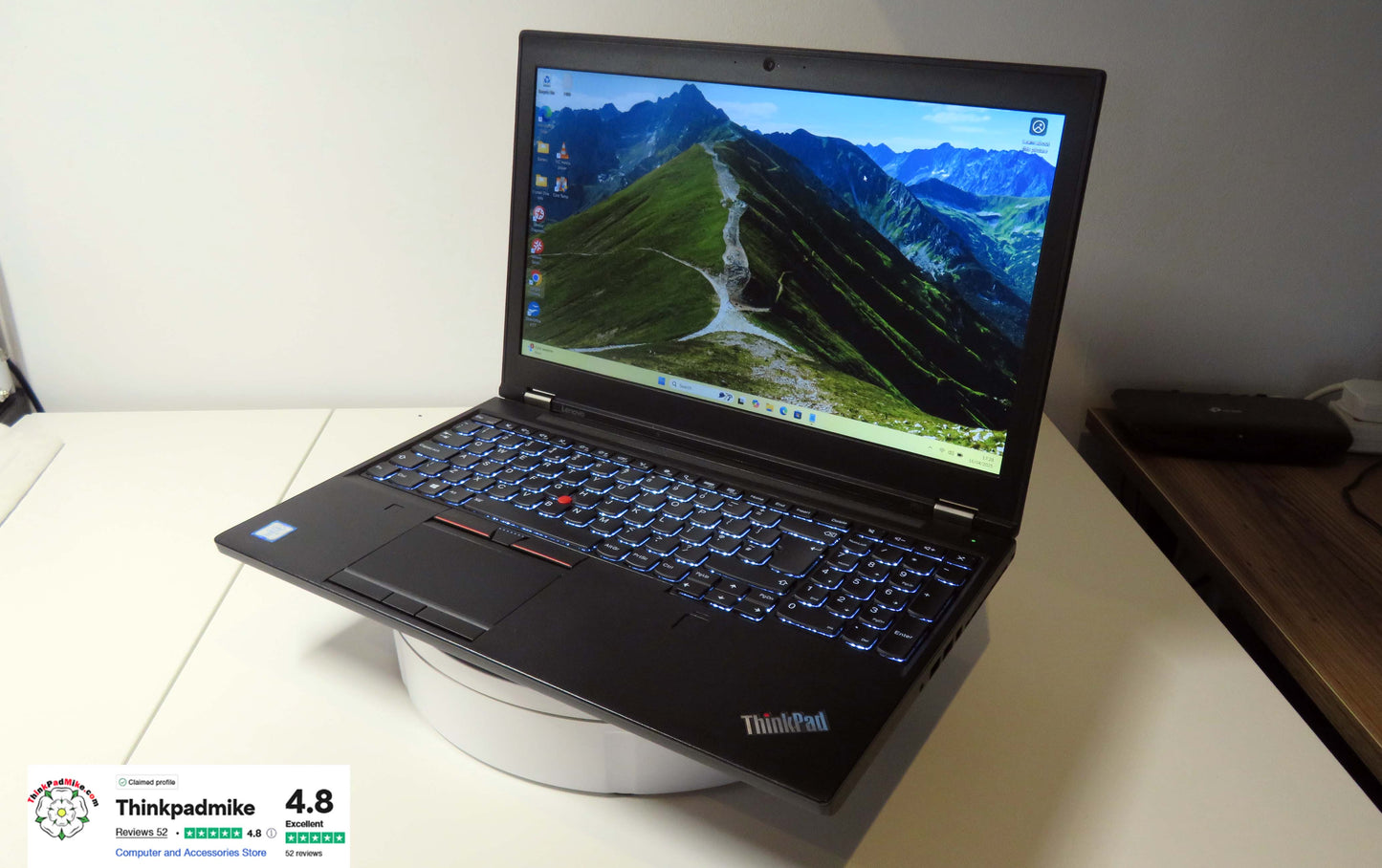 Lenovo ThinkPad P50 i7 6820HQ 64GB RAM 256GB+256GB SSDs IPS NVIDIA M1000M (1108)