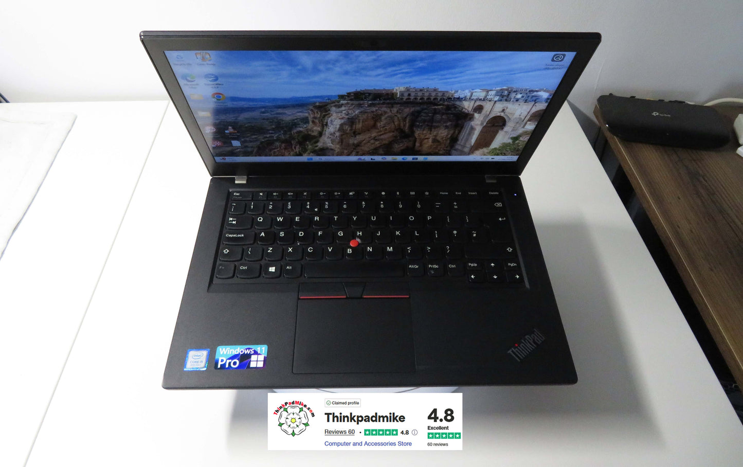 Lenovo ThinkPad T480 i5 8250U 16GB RAM 256GB SSD IPS SCREEN WIN11 (1183)