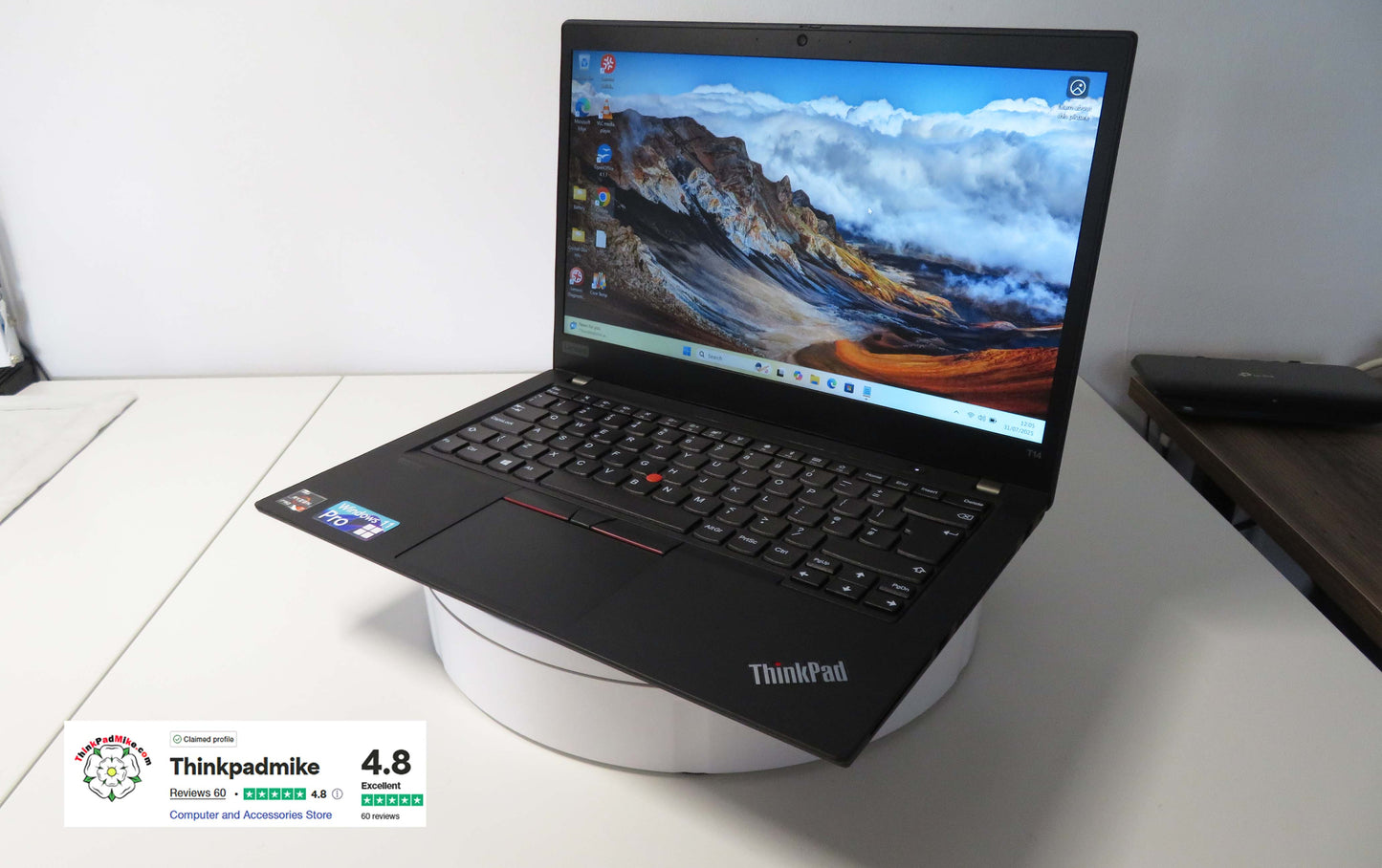 Lenovo ThinkPad T14 AMD Ryzen 7 Pro 8 CORE 32GB RAM 256GB SSD IPS FHD SCREEN (1175)