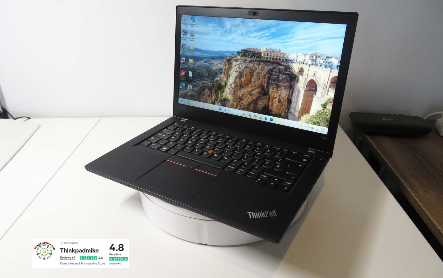 Lenovo ThinkPad T480 i7 8650U 16GB RAM 512GB SSD FHD SCREEN (1218)