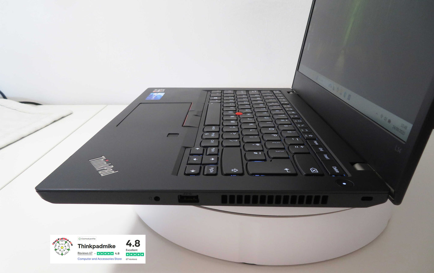 Lenovo ThinkPad L14 AMD Ryzen 7 Pro 8 CORE 32GB RAM 256GB SSD IPS FHD SCREEN (1206)