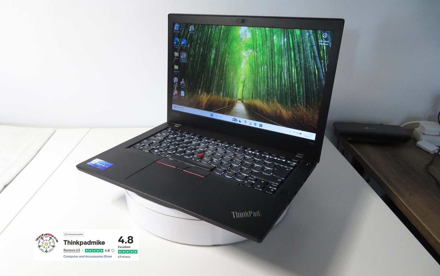 Lenovo ThinkPad T480 i7 8550U 32GB RAM 2 x 256GB SSDs IPS SCREEN B\L KB (1195)