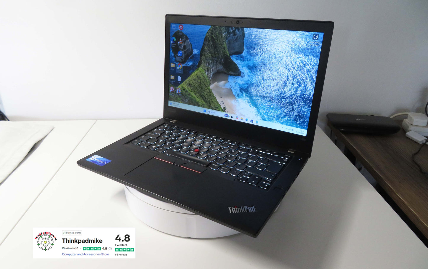 Lenovo ThinkPad T480 i7 8550U 32GB RAM 256GB SSD IPS SCREEN B\L KB (1194)