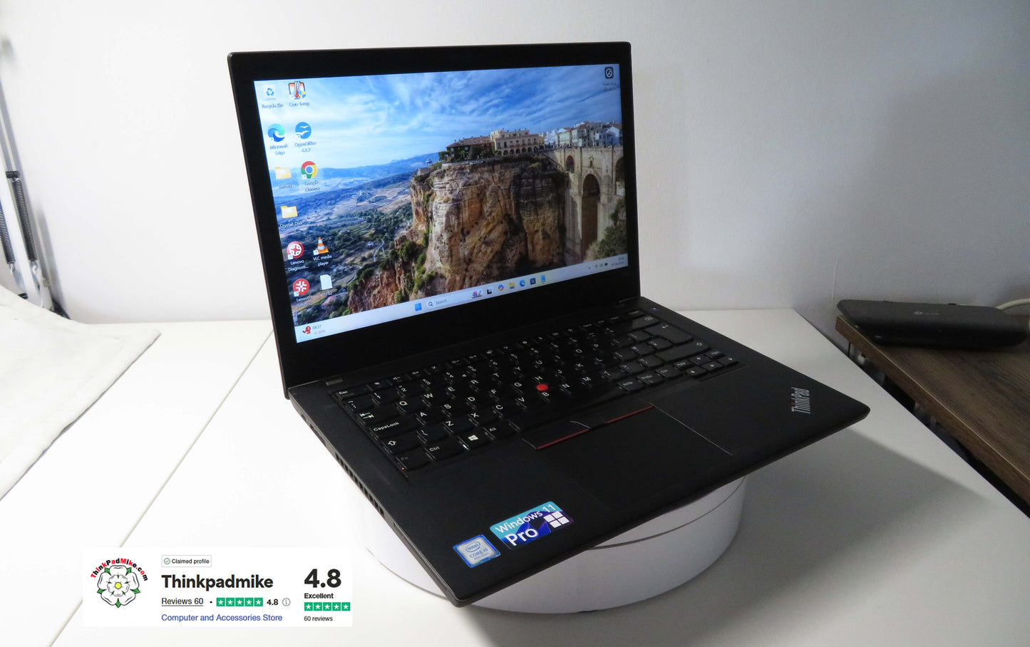 Lenovo ThinkPad T480 i5 8250U 16GB RAM 256GB SSD IPS SCREEN WIN11 (1183)