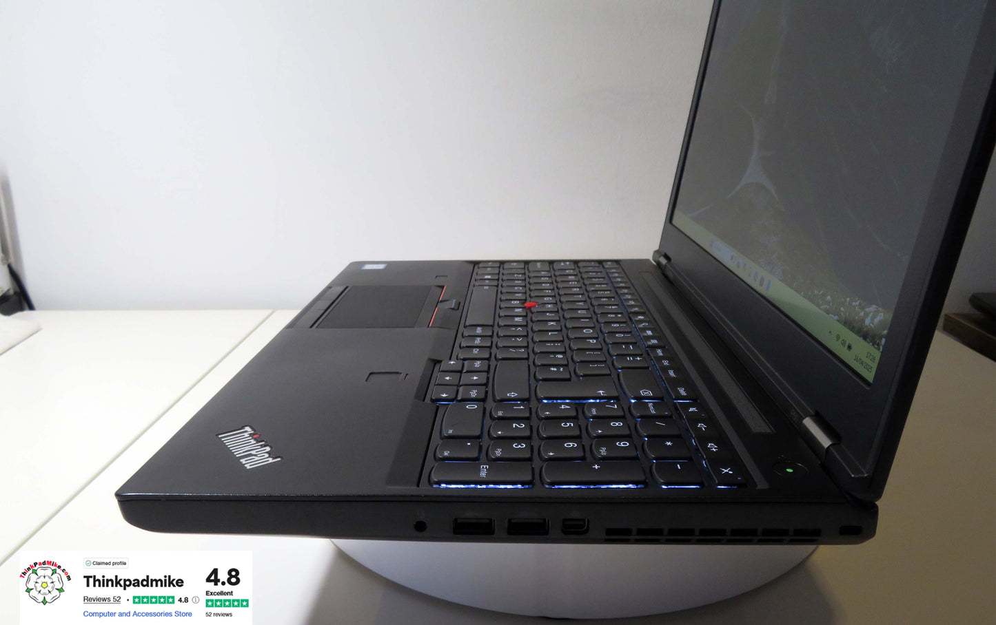 Lenovo ThinkPad P50 i7 6820HQ 64GB RAM 256GB+256GB SSDs IPS NVIDIA M1000M (1108)