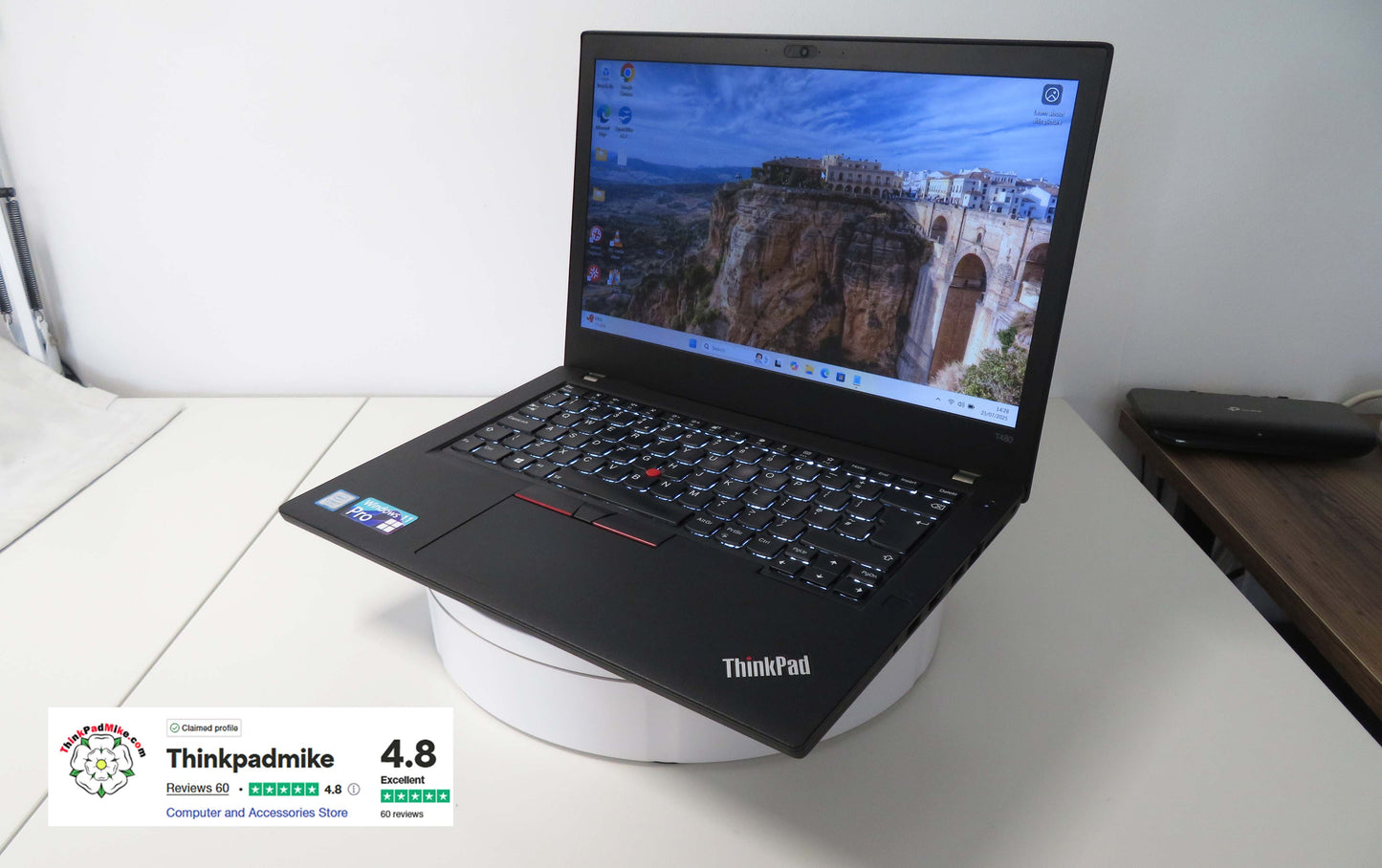 Lenovo ThinkPad T480 i7 8550U 16GB RAM 256GB SSD IPS SCREEN B\L KB (1173)