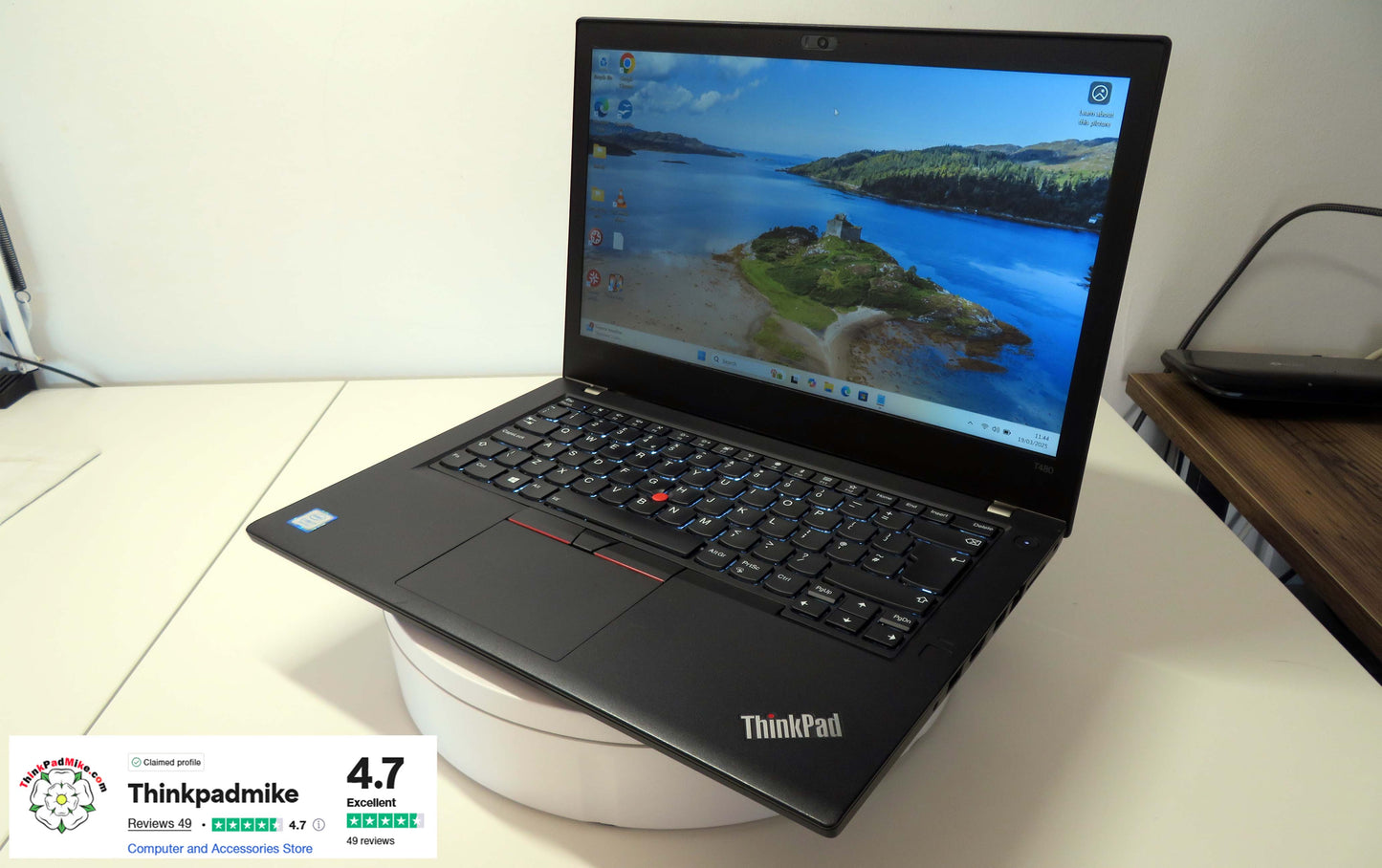 Lenovo ThinkPad T480 i7 8550U 64GB RAM 256GB+256GB SSDs IPS FHD SCREEN B\L KB (1121)
