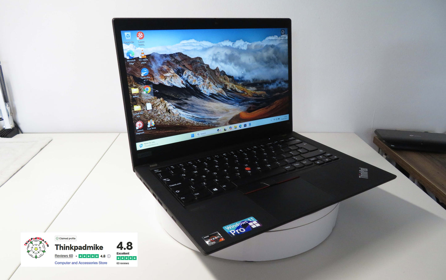 Lenovo ThinkPad T14 AMD Ryzen 7 Pro 8 CORE 32GB RAM 256GB SSD IPS FHD SCREEN (1175)