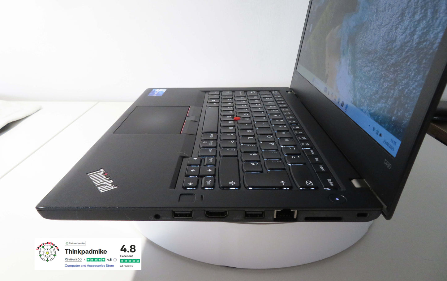 Lenovo ThinkPad T480 i7 8550U 32GB RAM 256GB SSD IPS SCREEN B\L KB (1194)