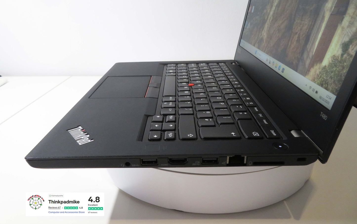 Lenovo ThinkPad T480 i7 8650U 16GB RAM 512GB SSD FHD SCREEN (1218)