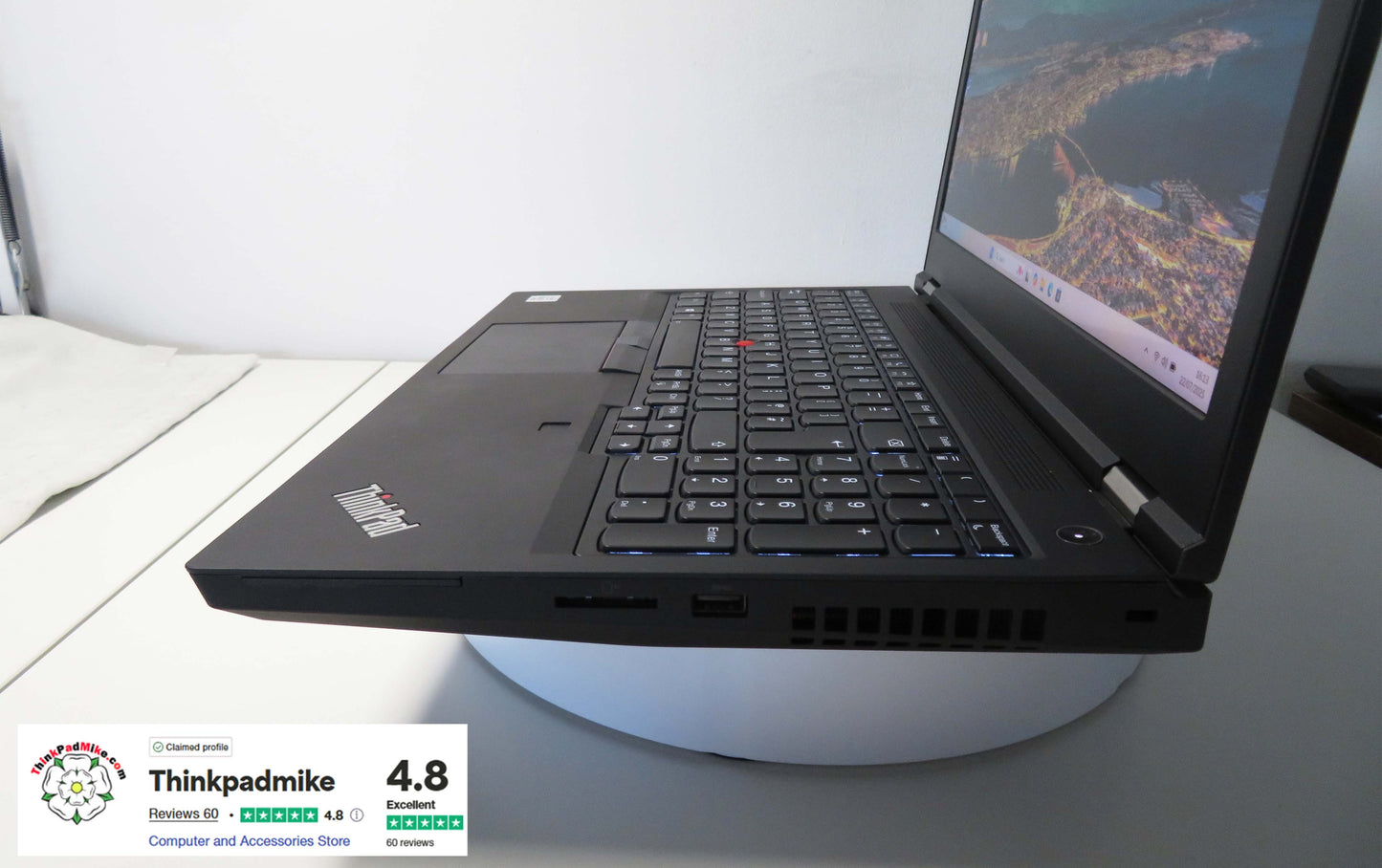 Lenovo ThinkPad P15 i7 10850H *6 CORE* 64GB RAM 512GB SSD IPS NVIDIA T2000 WIN11 (1168)