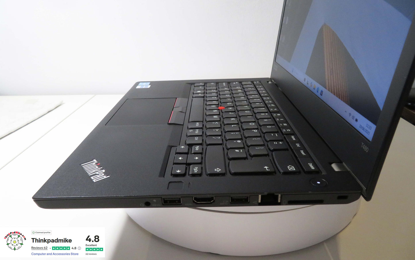 Lenovo ThinkPad T480 i5 8350U 32GB RAM 256GB SSD IPS SCREEN WIN11 (1190)