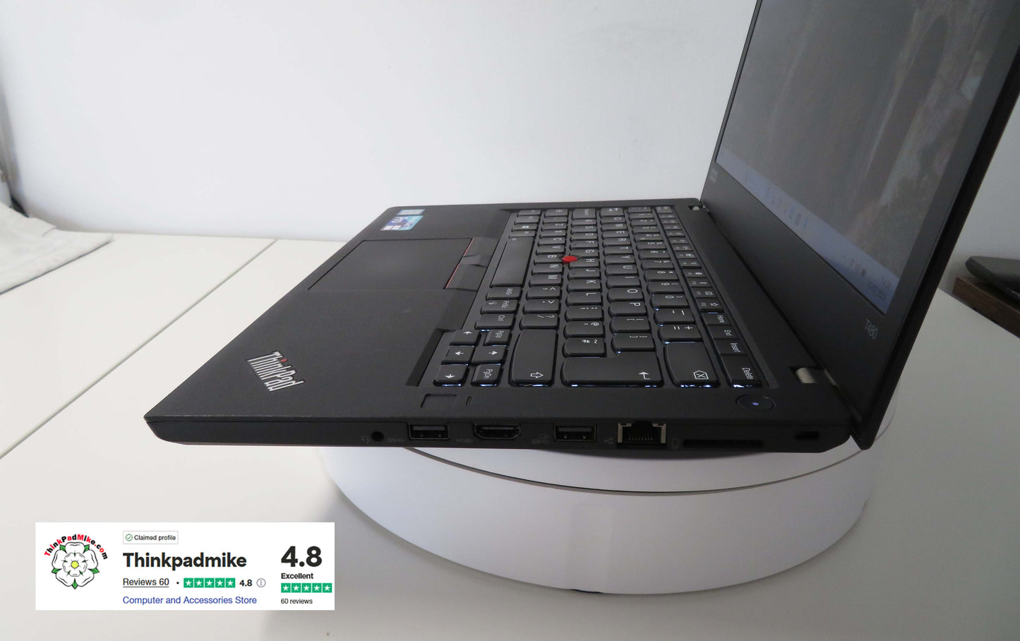 Lenovo ThinkPad T480 i7 8550U 16GB RAM 256GB SSD IPS SCREEN B\L KB (1173)