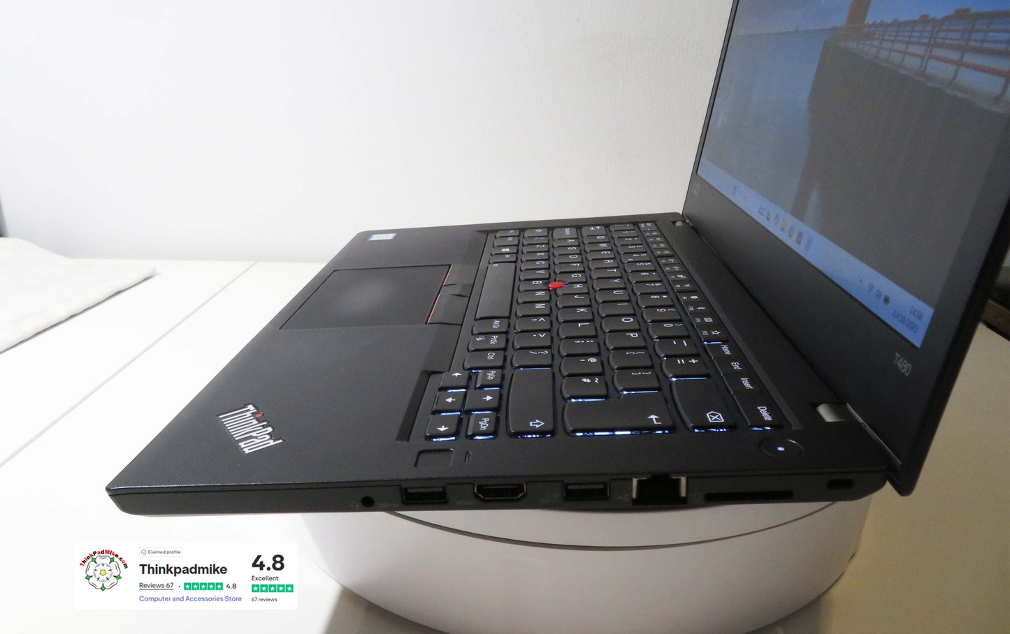 Lenovo ThinkPad T480 i7 8550U 32GB RAM 512GB SSD IPS SCREEN (1219)