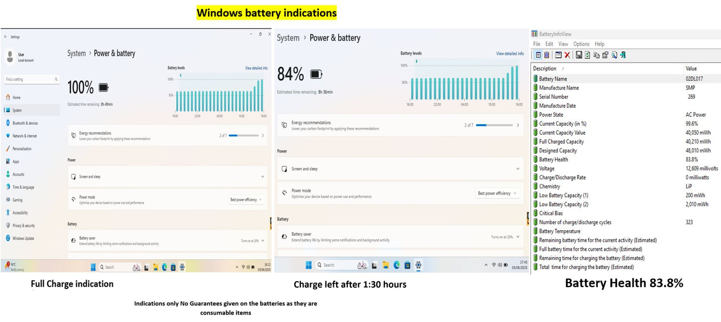 Lenovo ThinkPad x390 i5 1.6Ghz 8265U 8GB RAM 256GB SSD 13.3" HD Screen (937)