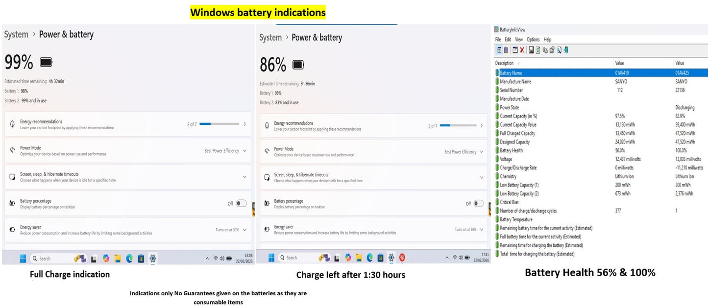 Lenovo ThinkPad T480 i5-8250U | 16GB | 256GB SSD | FHD | Dual Battery (1195)