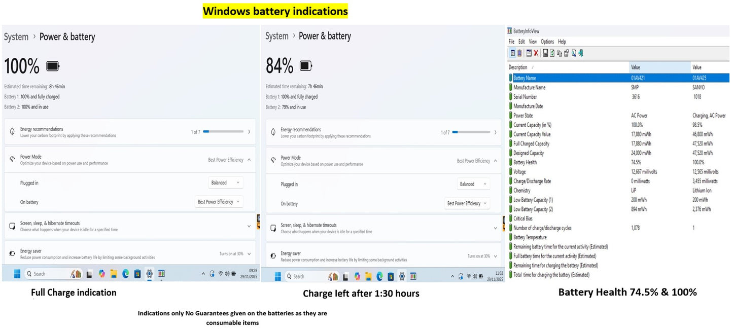 Lenovo ThinkPad T480 i5 8250U 8GB RAM 256GB SSD IPS SCREEN WIN11 (1253)