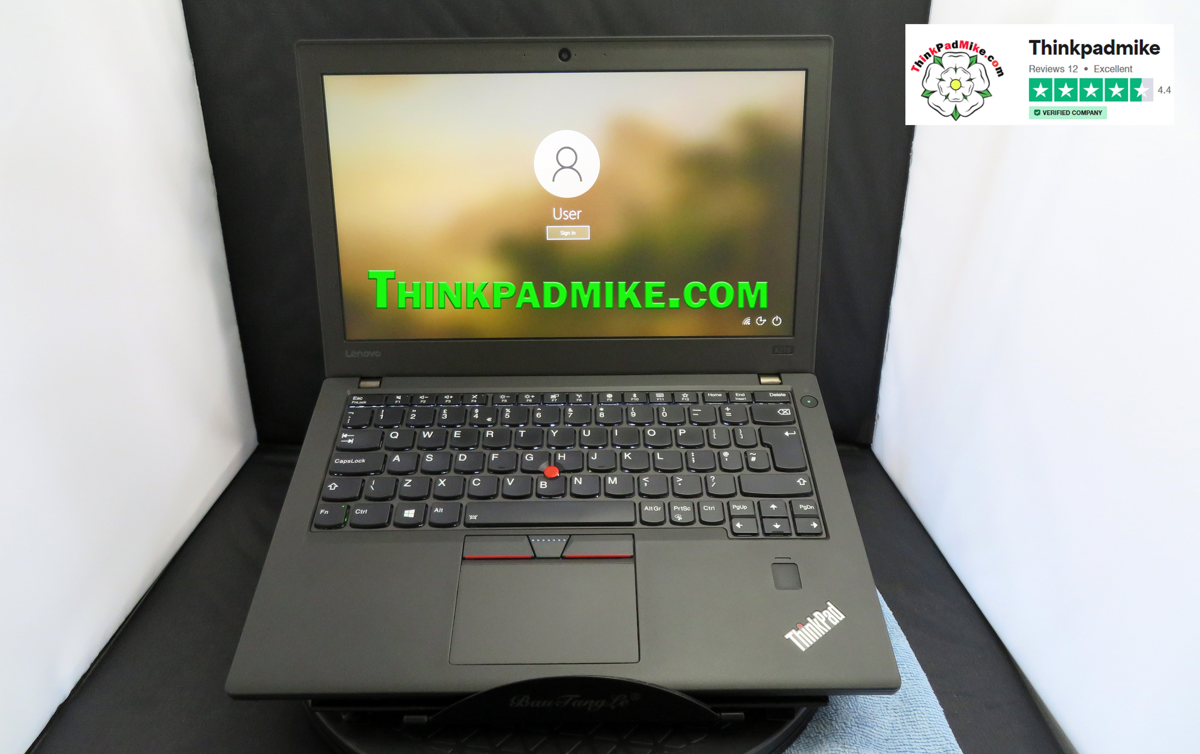 Lenovo ThinkPad x270 i5 6300U 2.4Ghz 16GB RAM 256GB SSD IPS Screen