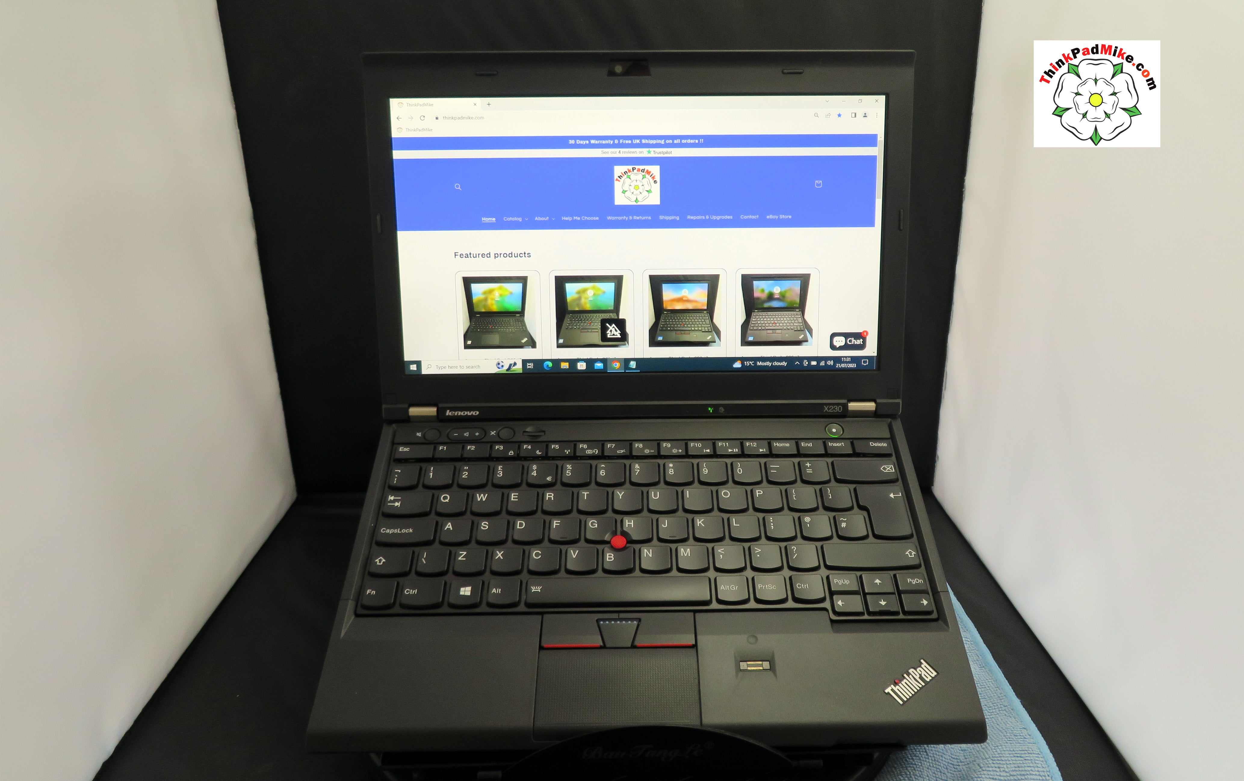 Lenovo ThinkPad x230 i7 3520M 2.9Ghz 16GB RAM 256GB IPS SCREEN B\L