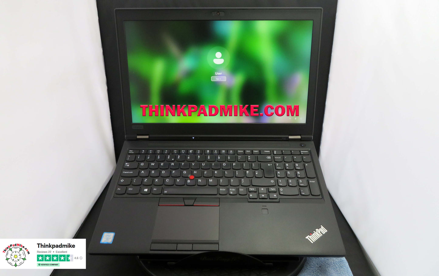 Lenovo ThinkPad P52 i7 *HEX CORE* 8850H 2.6Ghz 32GB RAM 512GB + 500GB IPS B\L KB NVIDIA P2000 WIN11 (959)