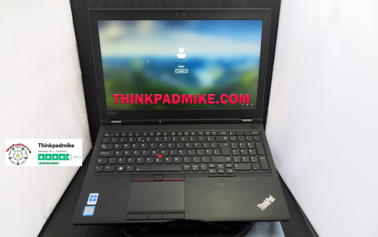 Lenovo ThinkPad P52 i7 *HEX CORE* 8850H 2.6Ghz 64GB RAM 512GB + 256B SSDs IPS B\L KB NVIDIA P2000 WIN11 (947)
