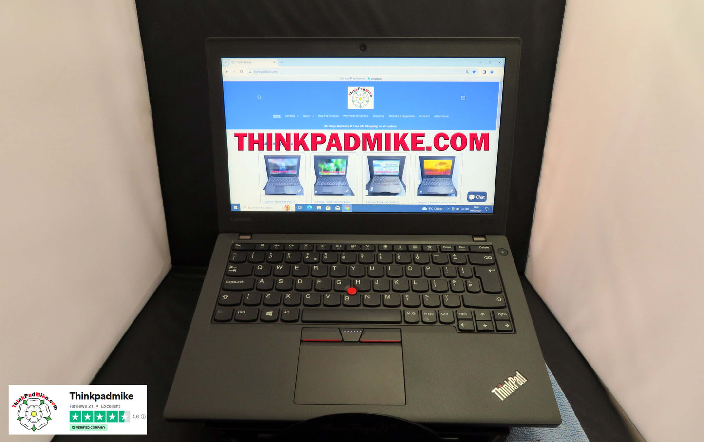 Lenovo ThinkPad x270 i5 6300U 2.4Ghz 16GB RAM 256GB SSD WWAN WIN 10 PRO (590)