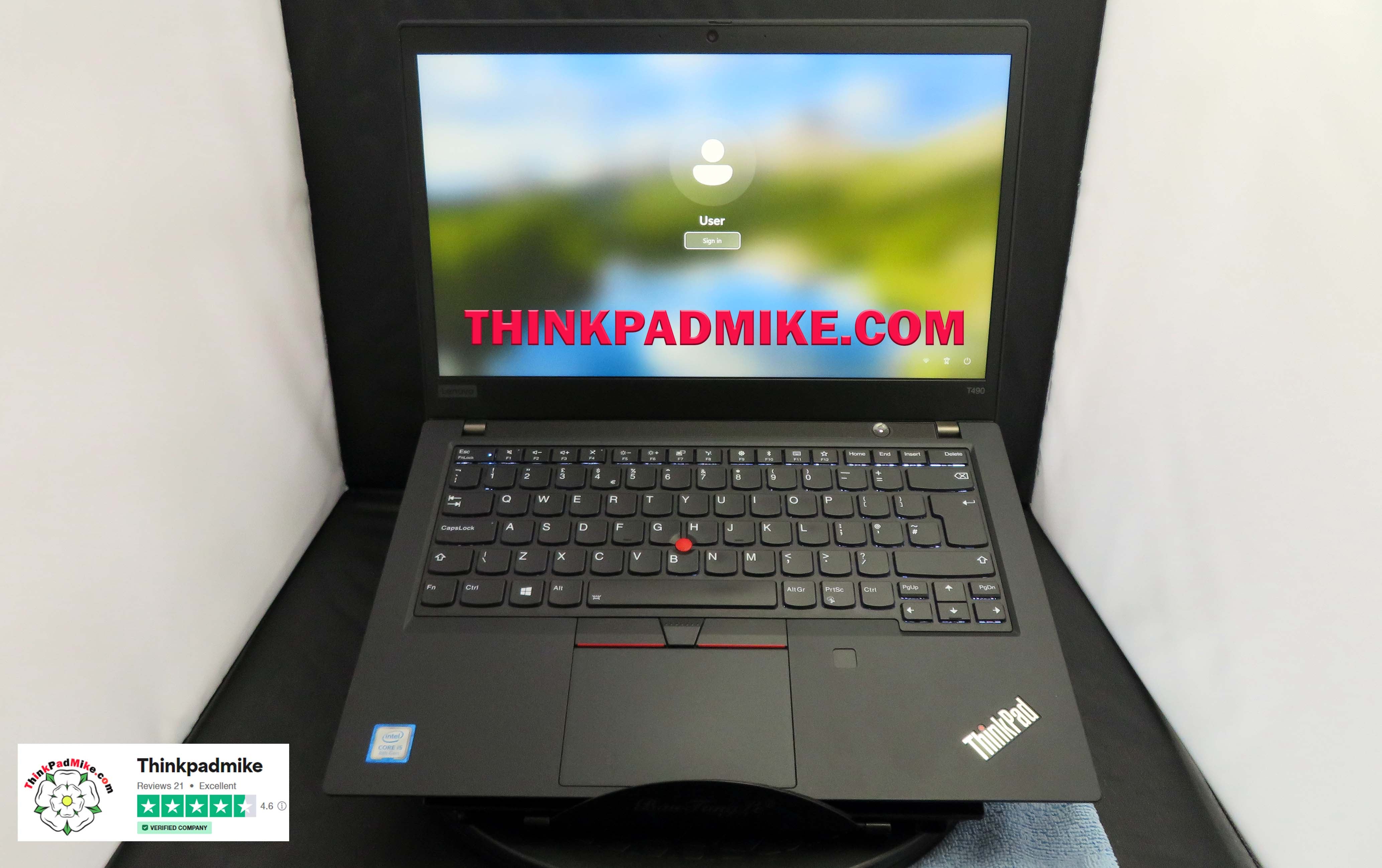 Lenovo ThinkPad T490 i5 1.6Ghz 8265U 24GB RAM 256GB SSD IPS Screen Bac –  ThinkPadMike