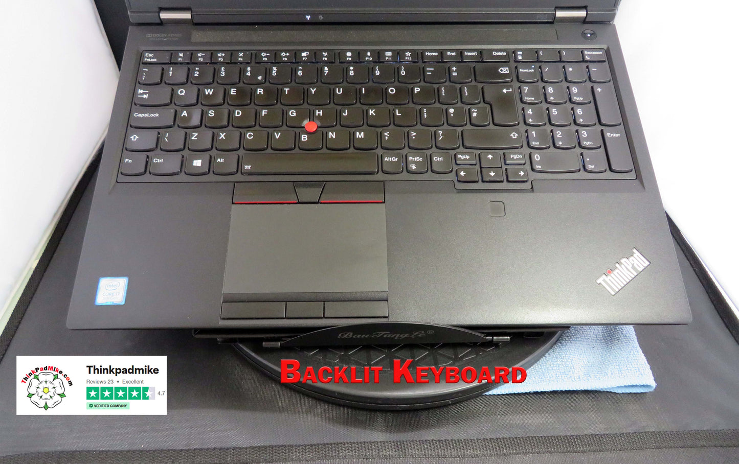 Lenovo ThinkPad P53 i7 *HEX CORE* 9750H 2.6Ghz 64GB RAM 256GB + 512GB IPS B\L KB NVIDIA T2000 WIN11 (972)