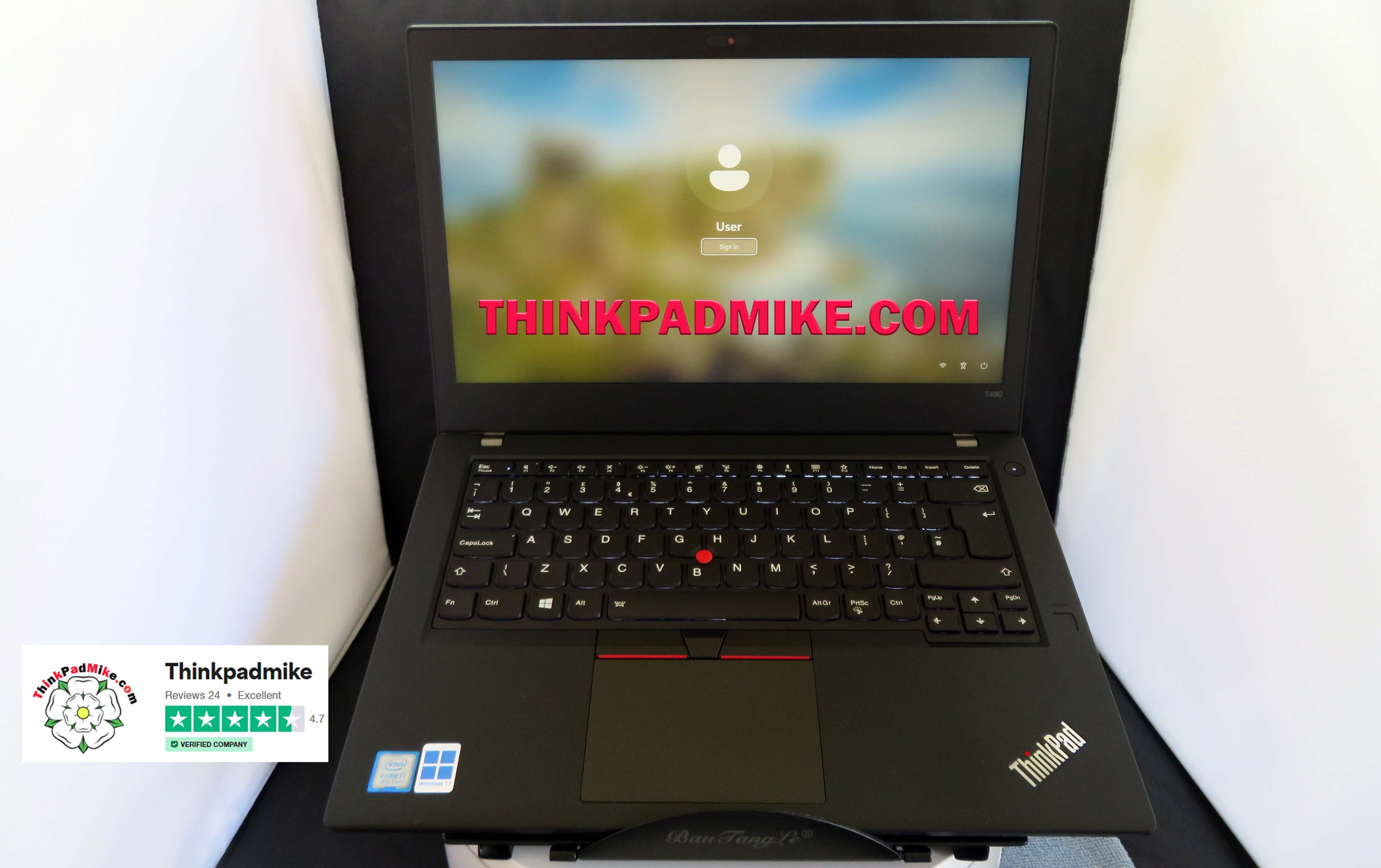 Lenovo ThinkPad T480 i7 8550U 16GB RAM 256GB SSD IPS SCREEN B\L KB 