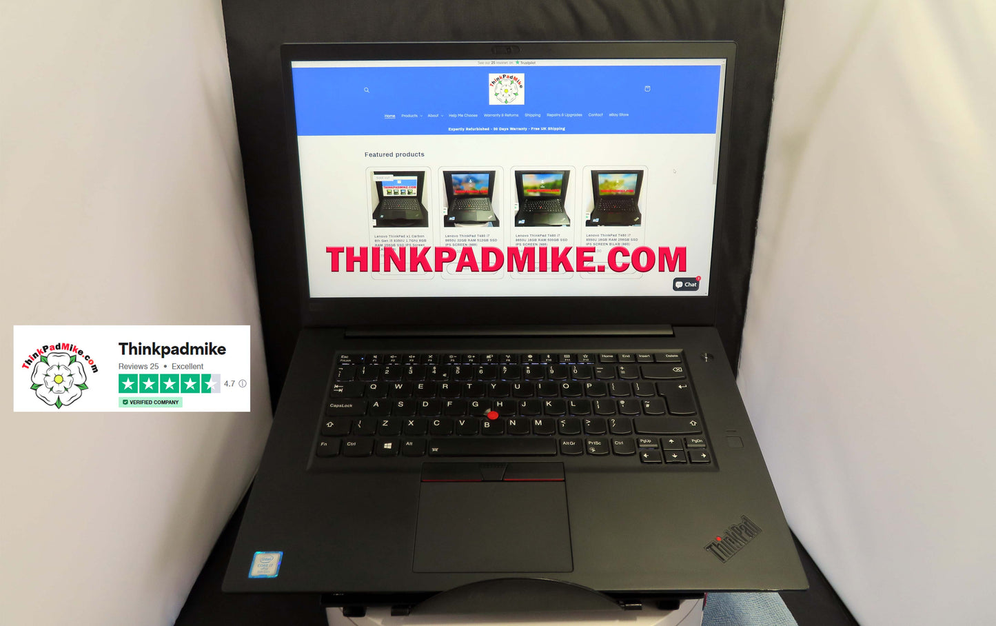 Lenovo ThinkPad P1  i7 *HEX CORE* 8850H 2.6Ghz 64GB RAM 512GB SSD IPS B\L KB NVIDIA P2000 WIN11 (990)