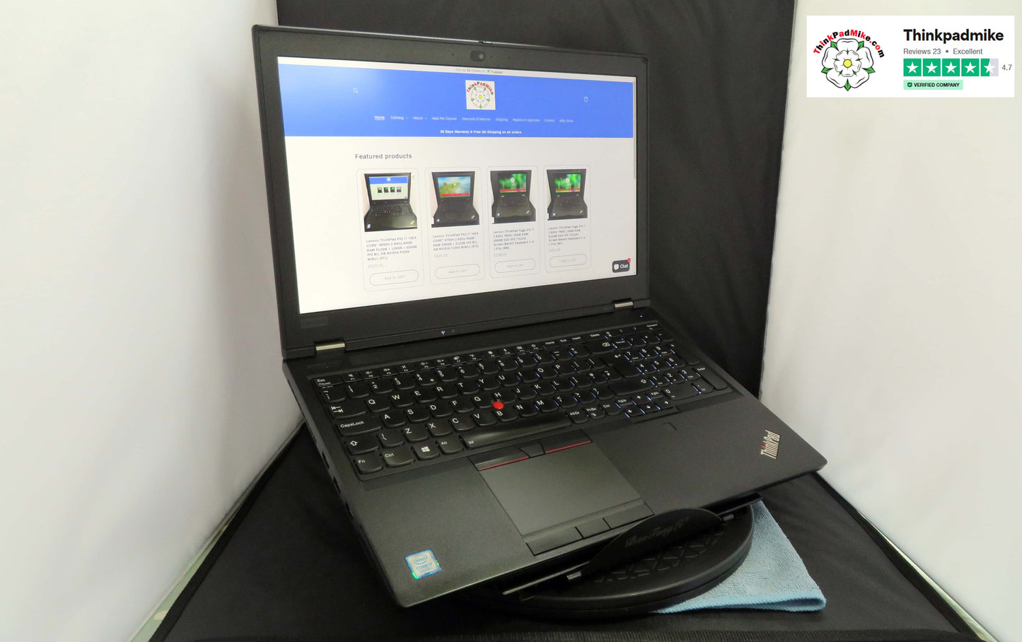 Lenovo ThinkPad P53 i7 *HEX CORE* 9750H 2.6Ghz 64GB RAM 256GB + 512GB IPS B\L KB NVIDIA T2000 WIN11 (972)