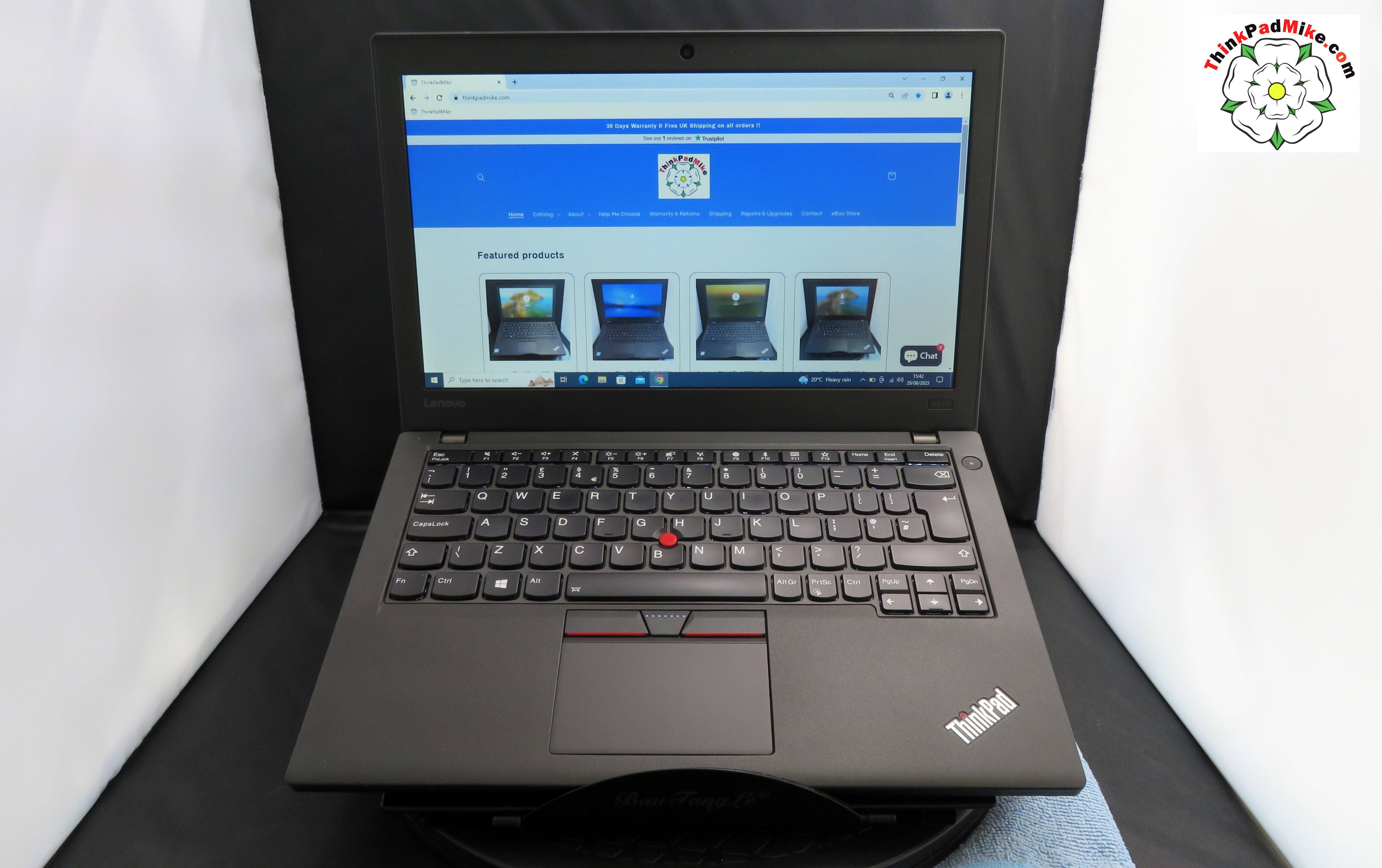 Lenovo ThinkPad x270 i5 6300U 2.4Ghz 8GB RAM 256GB SSD Backlit