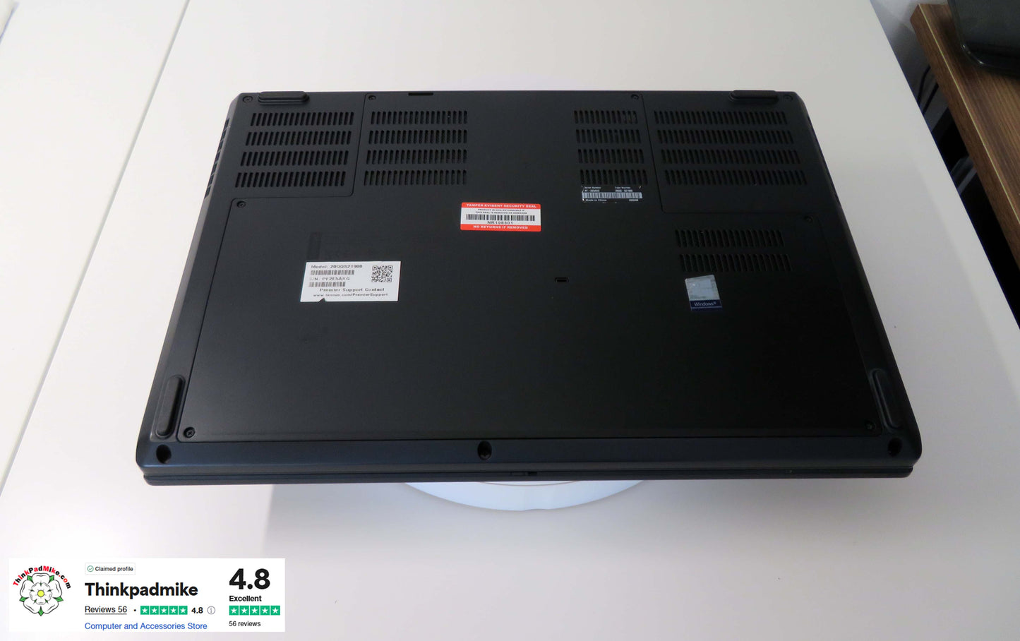 Lenovo ThinkPad P53 i7 *6 CORE* 9750H 2.6Ghz 64GB RAM 512GB IPS B\L KB NVIDIA T2000 (1145)