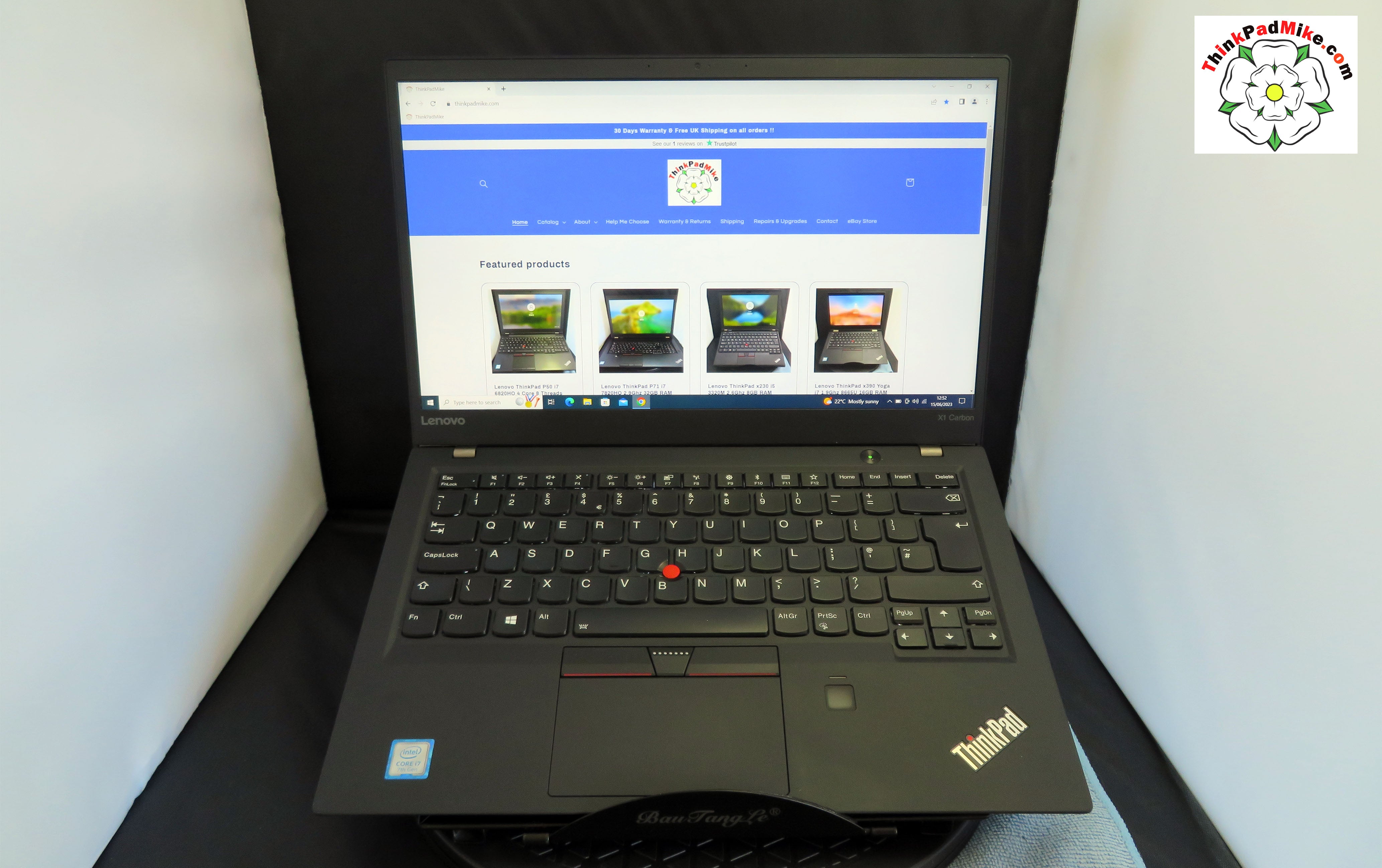 Lenovo ThinkPad x1 Carbon 5th Gen i7 7500U 2.7Ghz 8GB RAM 256GB ...