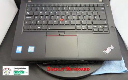 Lenovo ThinkPad T470 7500U i7 2.7Ghz 16GB RAM 256GB SSD IPS Screen B\L KB (809)