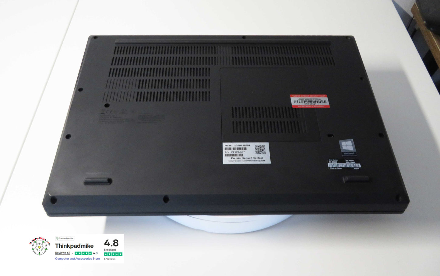 Lenovo ThinkPad P15 i7 *HEX CORE* 10850H 2.7Ghz 40GB RAM 512GB IPS B\L KB NVIDIA T2000 (1200)