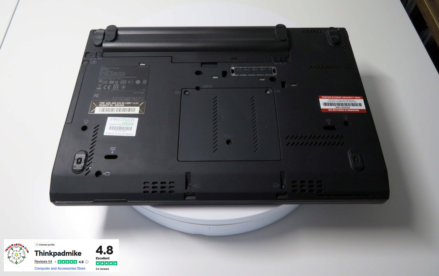 Lenovo ThinkPad x220 i7 2640M 2.8Ghz 16GB RAM 240GB SSD WIN10 (1135)